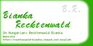 bianka recktenwald business card